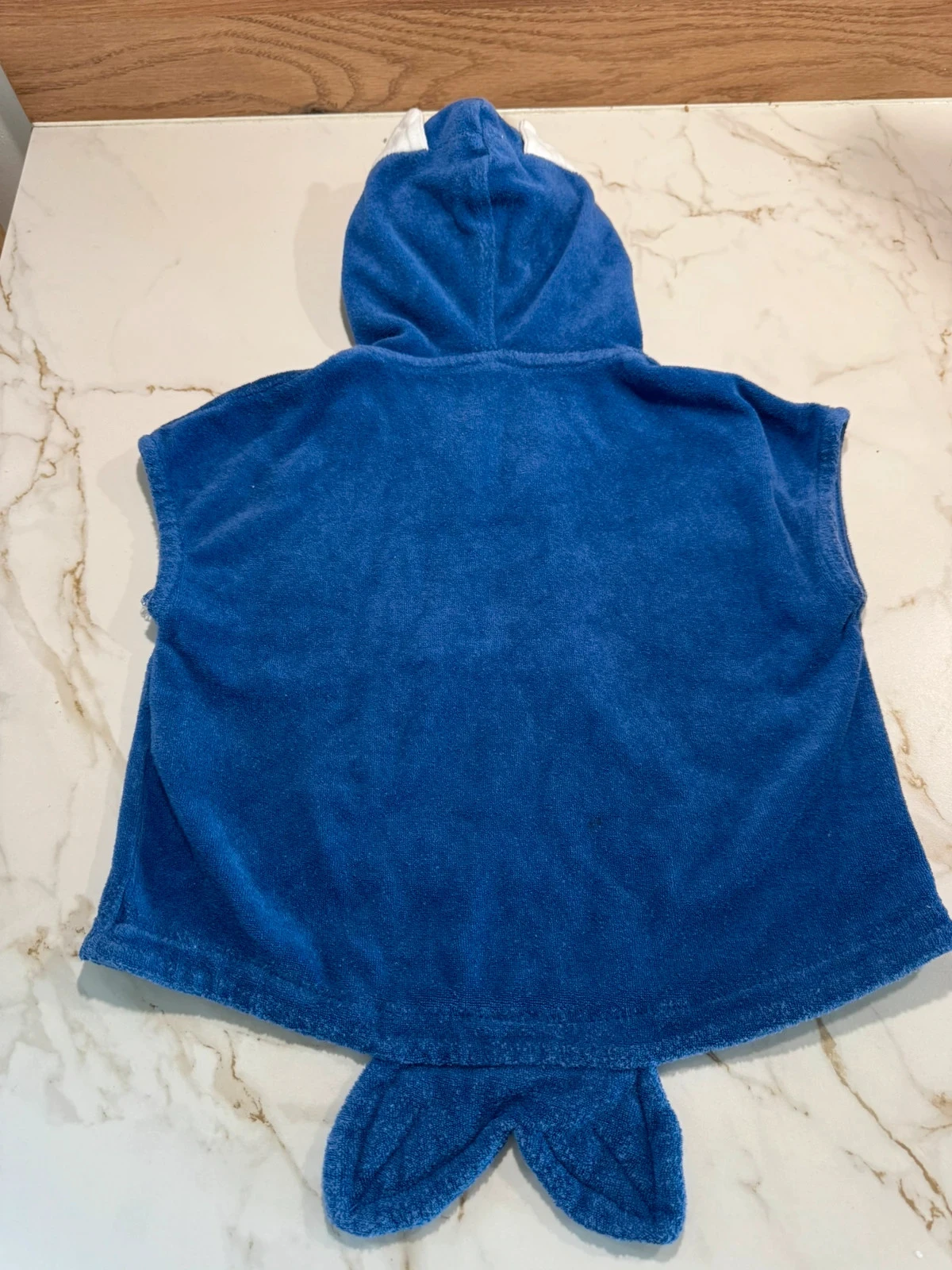 Tex baby bath robe 6 9 months blue color very good condition King of the Sea shark – photo 2